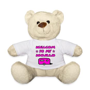 Camping - Teddy Bear - white - Front