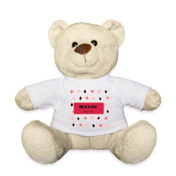  je le veux Mariage - Nounours - blanc - Devant