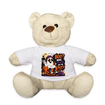 Halloween cute ghost - Teddy Bear - white - Front