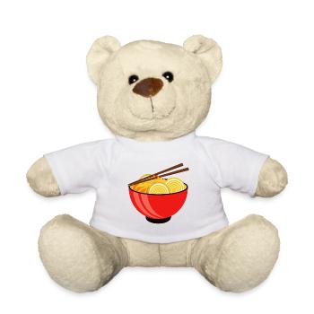 Bowl of ramen - Teddy Bear - white - Front