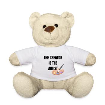 The Creator Is The Artist Graphic - Teddy Bear - white - Front