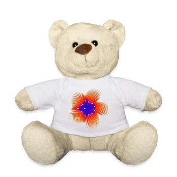 Chaoskoralle – Mathe Kunst - Teddy - Weiß - Vorne