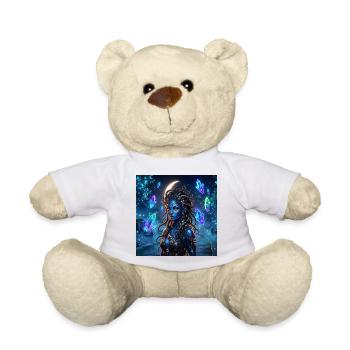 Blue Crystal Siren - Teddy Bear - white - Front