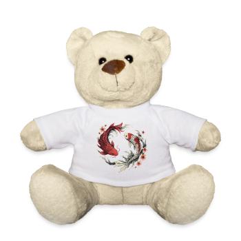 Harmonie du poisson koi - Nounours - blanc - Devant