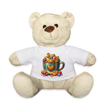 Le chagrin d’amour de la Coupe au Trésor - Nounours - blanc - Devant