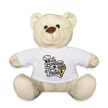 La Baraque à Frites — Design Belge - Nounours - blanc - Devant