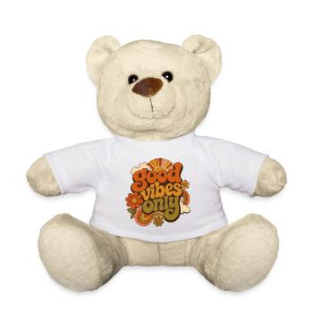 vibes - Teddy Bear - white - Front