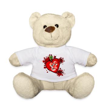 Halloween Costume Cherries - Teddy Bear - white - Front
