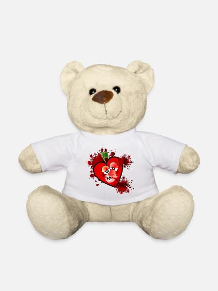 Halloween Kostüm Kirschen - Teddy - Weiß