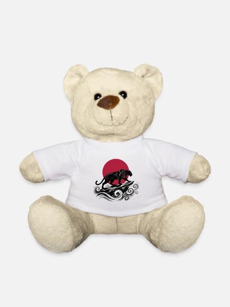 SAMURAI PANTHER - Teddy Bear - white
