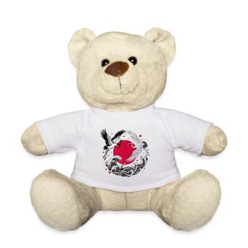 JAPANESE CRANES - Teddy - Weiß - Vorne
