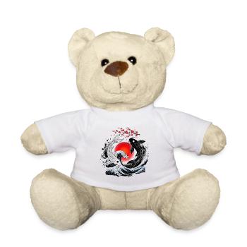 KOI FISH YIN YANG - Teddy - Weiß - Vorne