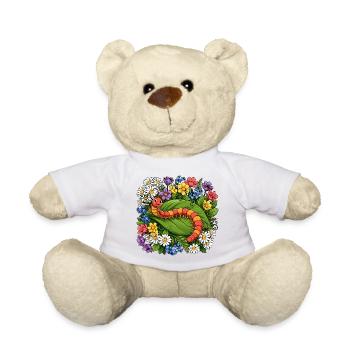 Hundertfüßer Cartoon - Teddy - Weiß - Vorne