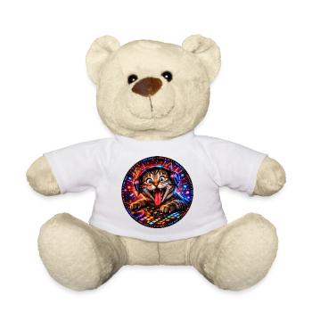 DropWild Milo DJ cat - Teddy - Weiß - Vorne