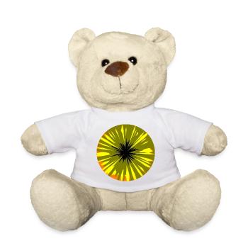 Comic-Explosion Burst - Teddy - Weiß - Vorne