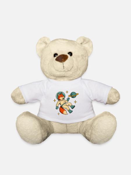 Weltraumfuchs - Teddy - Weiß