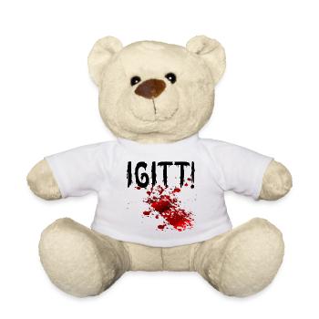 Halloween Blutflecken Igitt - Teddy - Weiß - Vorne
