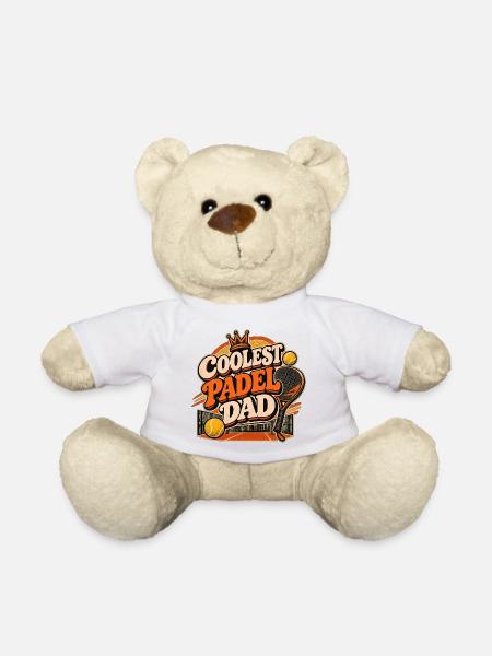 Coolster Padel Papa | Vintage Padel - Teddy - Weiß