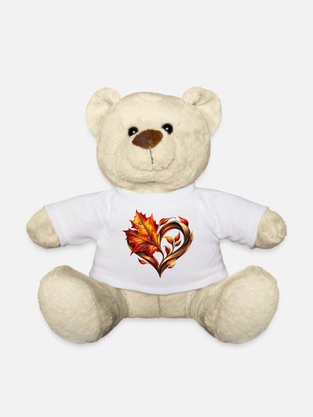 Herbstmensch - Teddy - Weiß