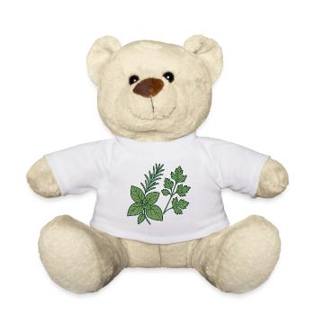 Herbs & Kitchen Garden – Motiv Geschenkidee. - Teddy - Weiß - Vorne