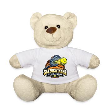 Satzgewinner – Aufschlag Laune - Teddy - Weiß - Vorne