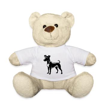 Süßer Jack Russell - Teddy - Weiß - Vorne