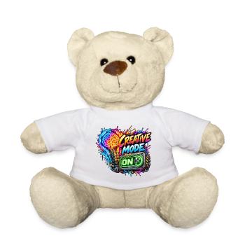 Kreativer Modus Neon Druck - Teddy - Weiß - Vorne