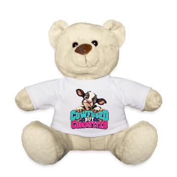 Cowfused But Committed - Teddy - Weiß - Vorne