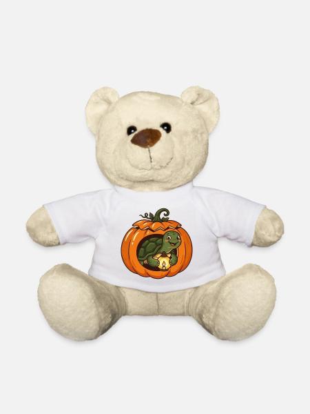 KürbisLaterne Schildkröte - Teddy - Weiß