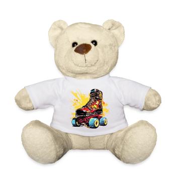 Rollerskates Grafik - Teddy - Weiß - Vorne