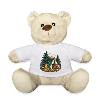 Lager zwischen Kiefern und Sternen - Teddy - Weiß - Vorne