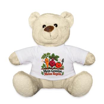 Mein Gemüse meine Regeln - Teddy - Weiß - Vorne