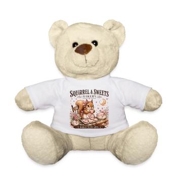 Squirrel Sweets Bakery: Mit Liebe gebacken - Teddy - Weiß - Vorne