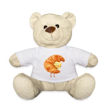 KuschelCroissant Butterfreund - Teddy - Weiß - Vorne