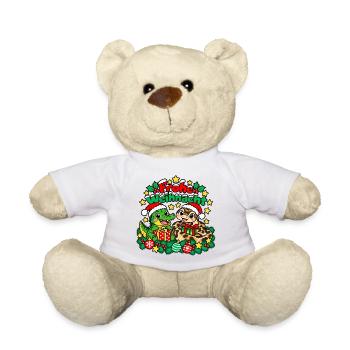 Krokodil Schlange - Teddy - Weiß - Vorne