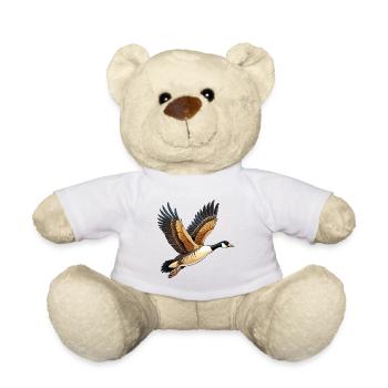 Fliegende Kanadische Gans - Teddy - Weiß - Vorne