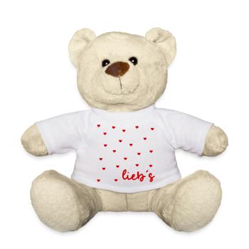 Wertschätzung Herz Liebe - Teddy - Weiß - Vorne