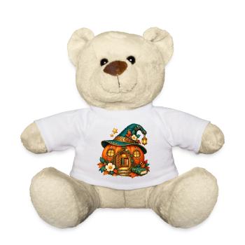 Verzaubertes Kürbishaus - Teddy - Weiß - Vorne