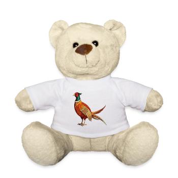 Stehender Fasan - Teddy - Weiß - Vorne