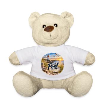 Insel Poel Ostseeluft Design - Teddy - Weiß - Vorne