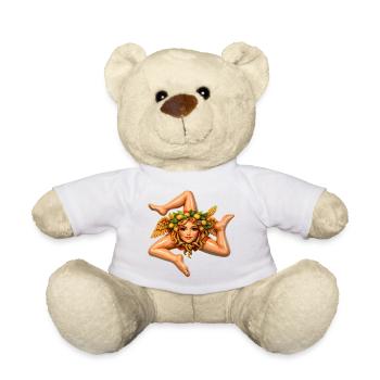 Sizilianische Trinacria - Teddy - Weiß - Vorne