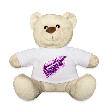 Neon Galaxy Keytar - Teddy - Weiß - Vorne