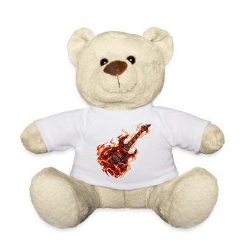 Inferno Dragon Gitarre - Teddy - Weiß - Vorne