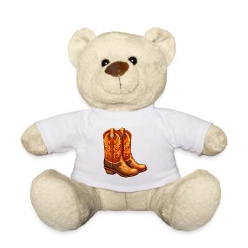 Cowgirl-Stiefel - Teddy - Weiß - Vorne