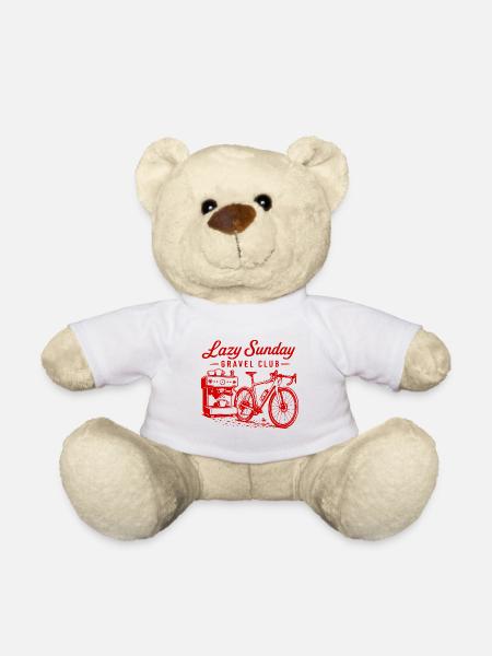 Lazy Sunday Gravel Club Emblem - Teddy - Weiß