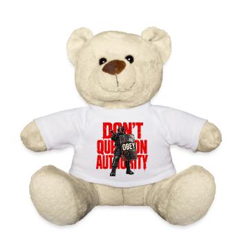 Gehorchen, Conform, Comply – Skelettautorität Anti-Esta - Teddy - Weiß - Vorne