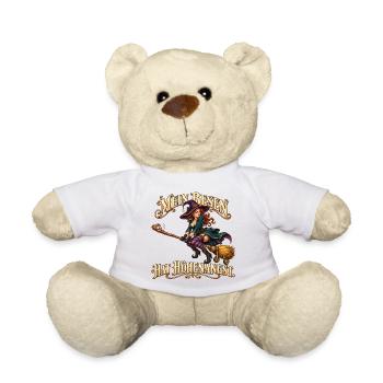 Besen mit Höhenangst - Teddy - Weiß - Vorne