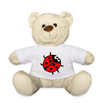 Marienkäfer - Teddy - Weiß - Vorne