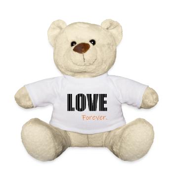 ICH LIEBE DICH. ICH LIEBE DICH. LIEBE. LIEBE. HERZ. - Teddy - Weiß - Vorne