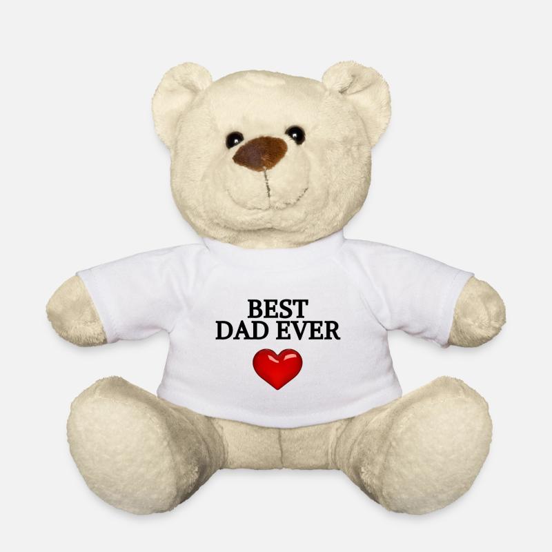BEST DAD EVER - Teddy - Weiß